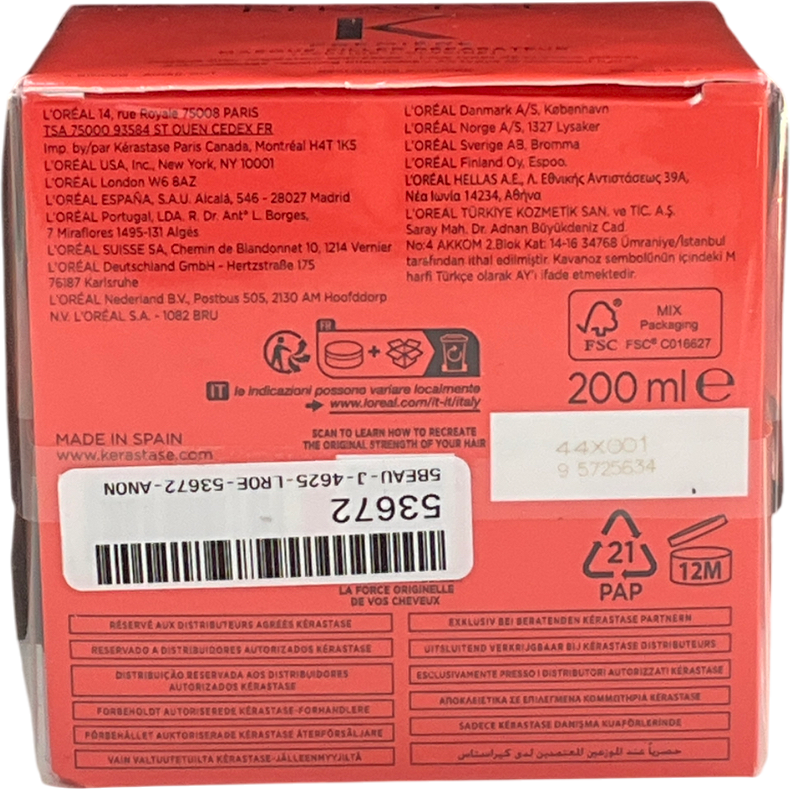 Kerastase Première Anti-breakage Repairing Filler Hair Mask For Damaged Hair With Peptides And Glycine 200ml