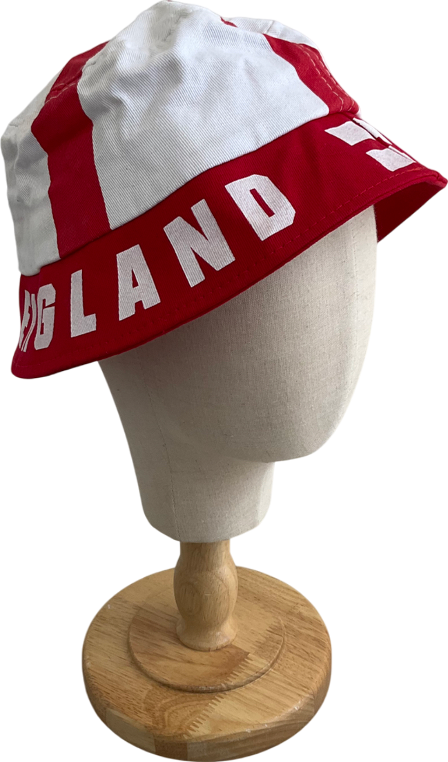 Red England Bucket Hat One Size