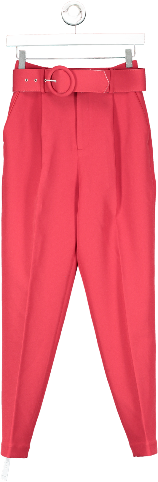 L'academie Red Belted Trousers UK S