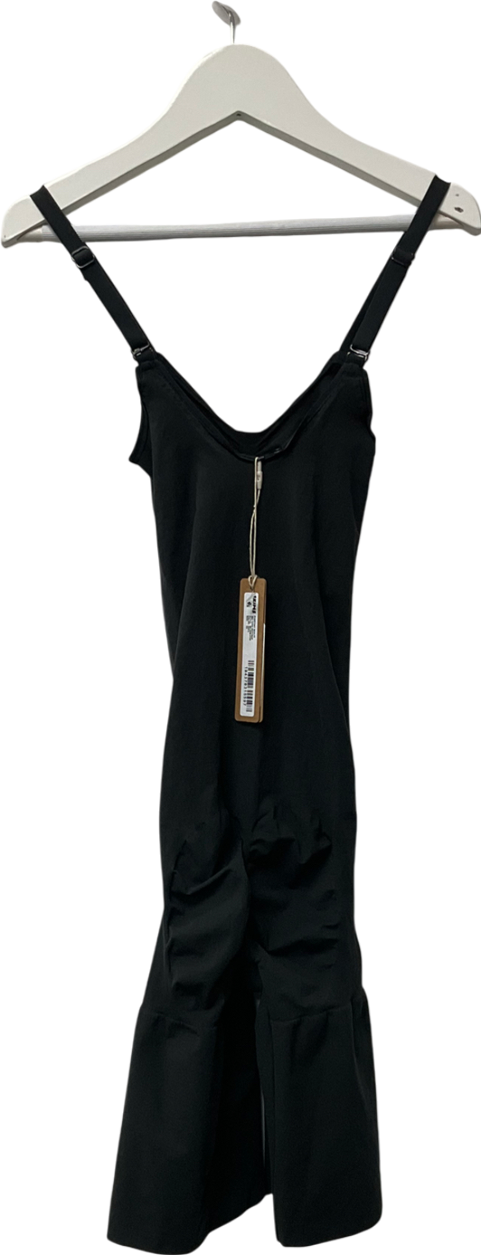 SKIMS Black Every Day Sculpt Mid Thigh Bodysuit - Onlyx UK XS