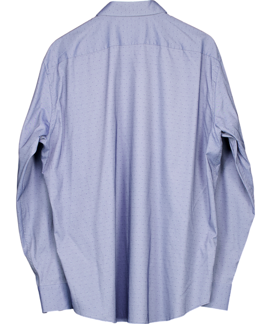 BOSS Blue Shirt In Performance Fabric UK XXL