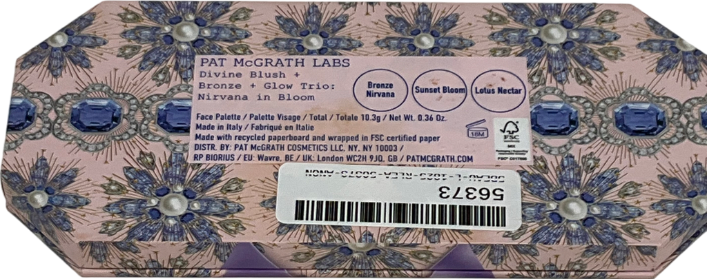 Pat McGrath LABS Divine Blush + Bronze + Glow Trio Palette Teint 10.8g