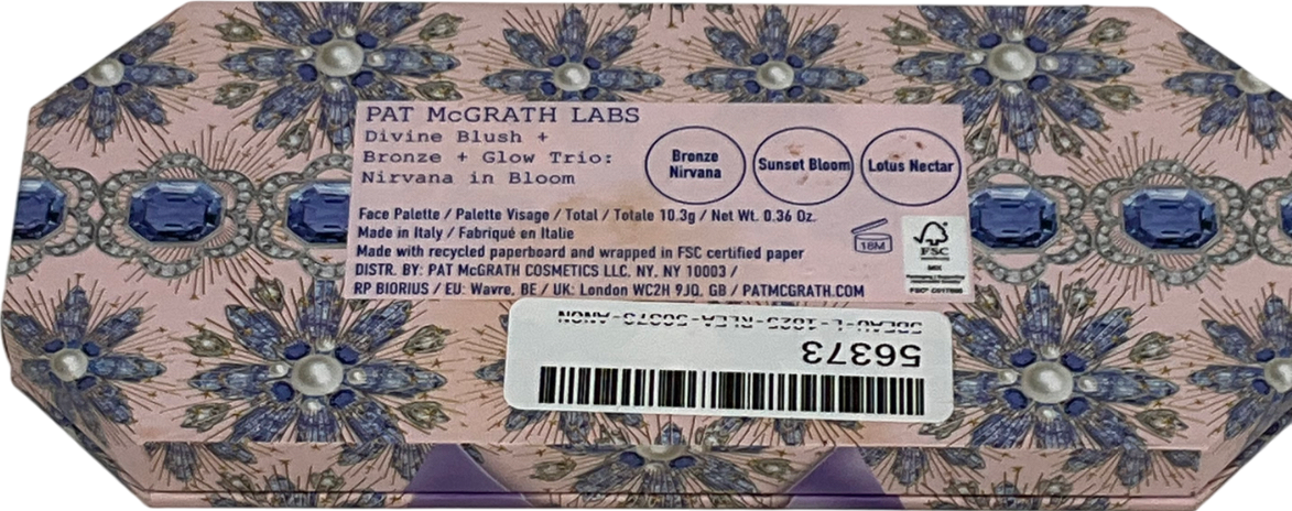 Pat McGrath LABS Divine Blush + Bronze + Glow Trio Palette Teint 10.8g