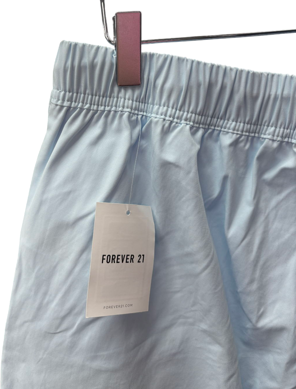 forever 21 Blue Cotton Blend Shorts UK S