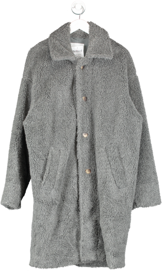 American Vintage Grey Wool Blend Coat One Size