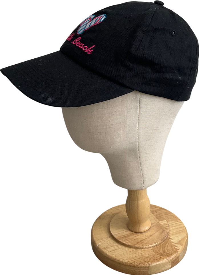 BJR Classic Headwear Black South Beach Embroidered Baseball Cap One Size