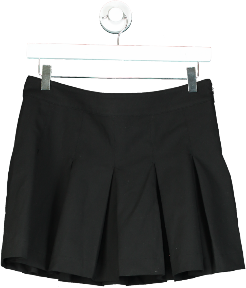 Jack Wills Black Pleated Skirt UK 10