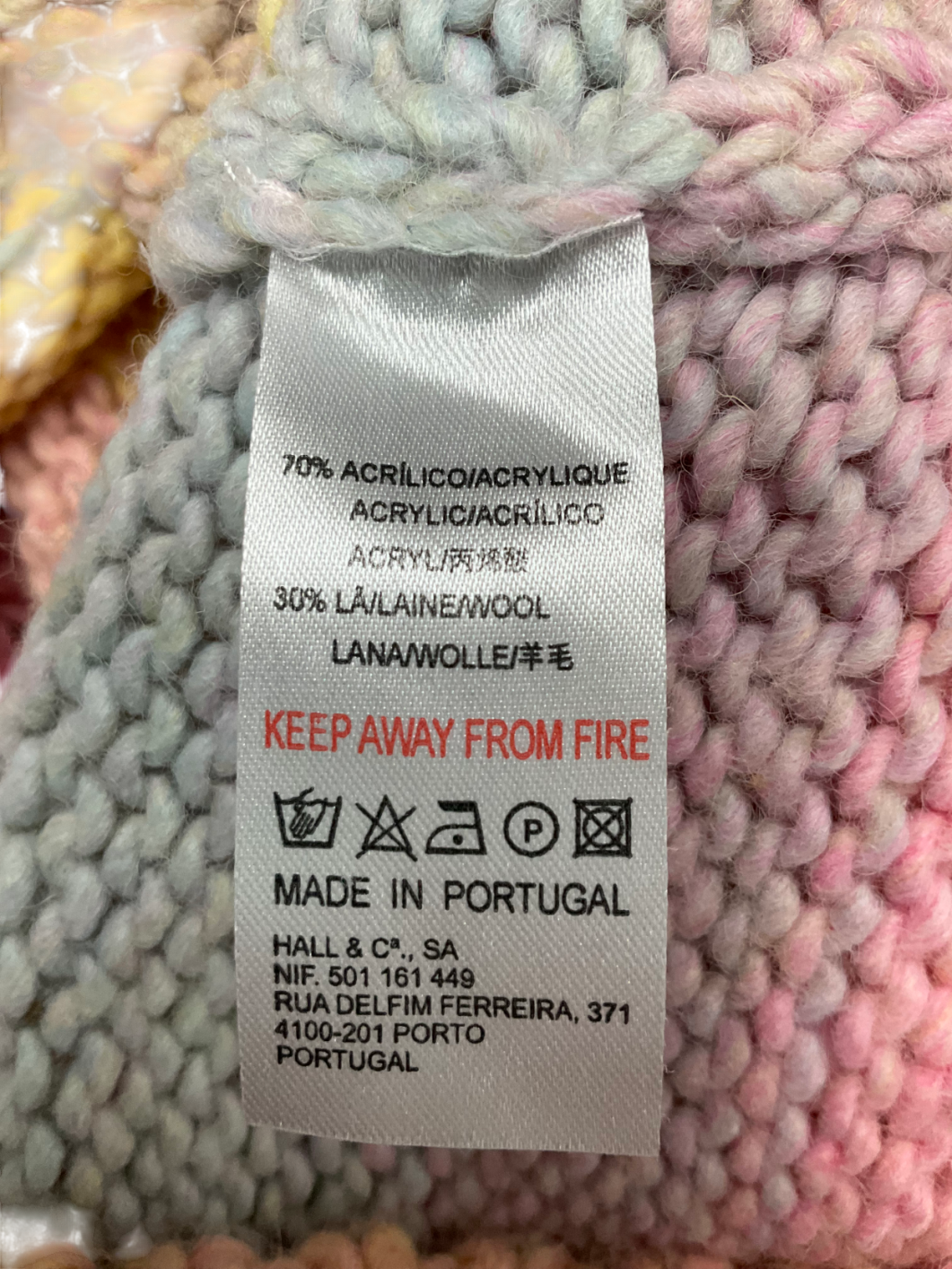 Jaranjinha Multicoloured Striped Knitted Jumper 4 Years