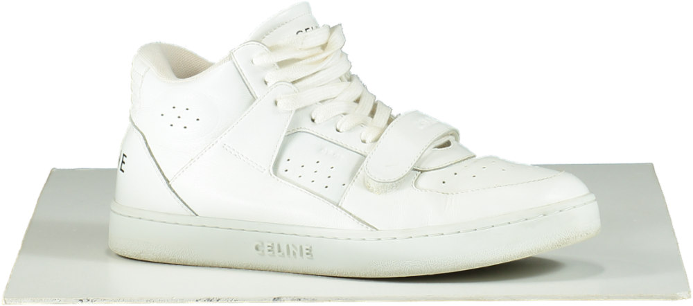Celine White High-Top Trainers UK 5 EU 38