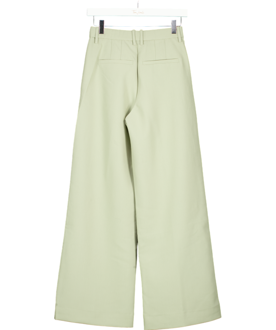 Abercrombie & Fitch Green Tailored Wide Leg Trouser W24