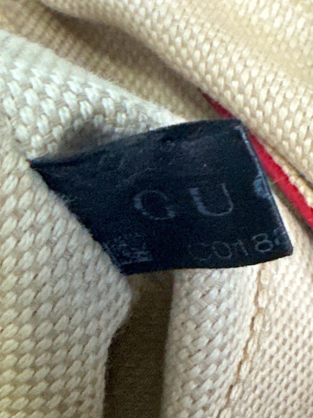 GUCCI Red Soho Disco Leather Bag One Size