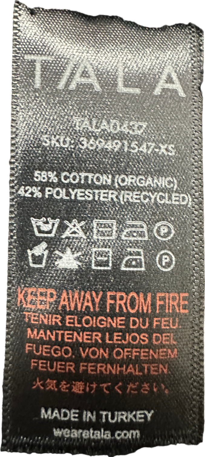 TALA Black Long Sleeve Maxi Dress XS