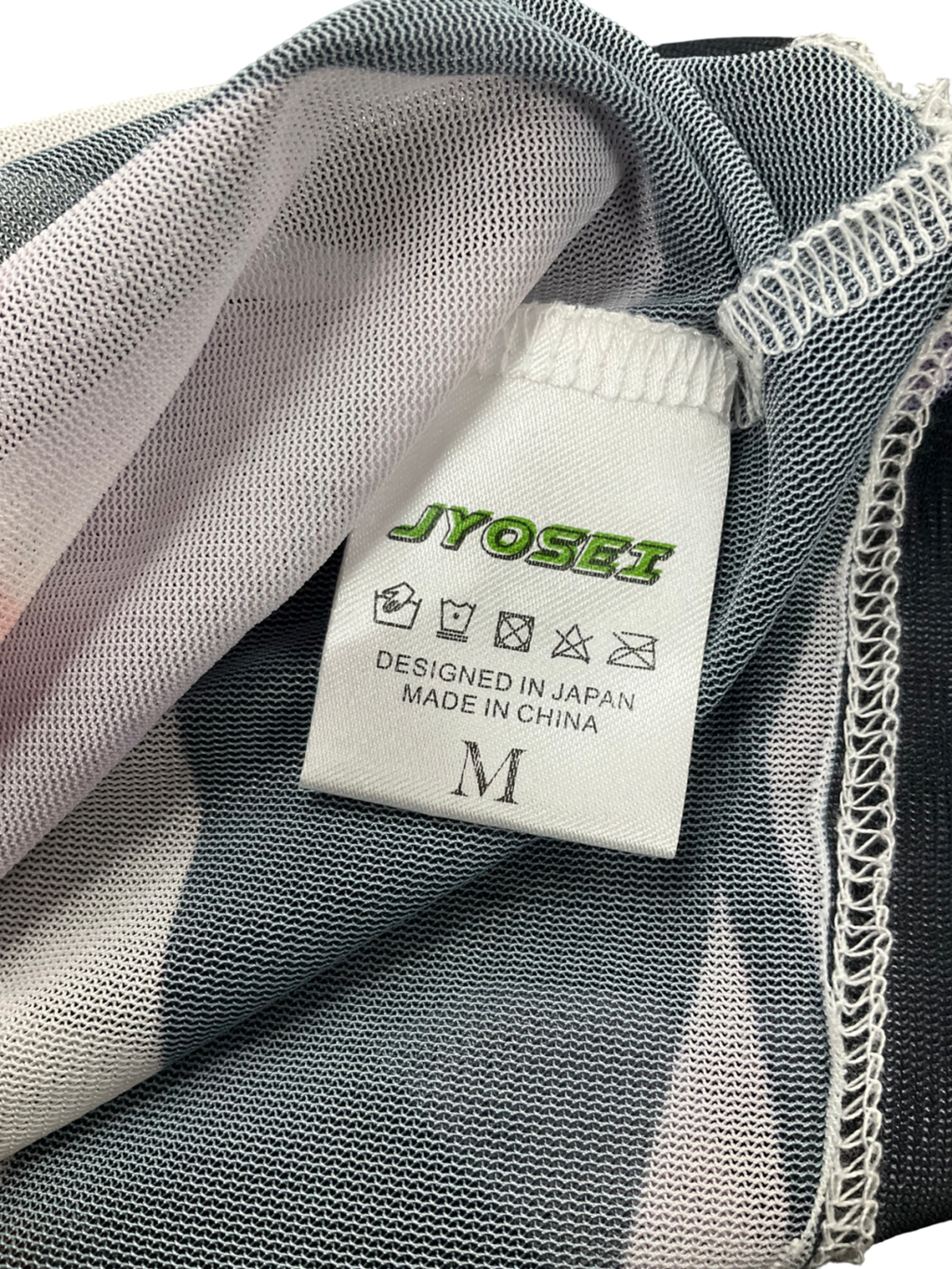jyosei Multicoloured Mesh Top UK M