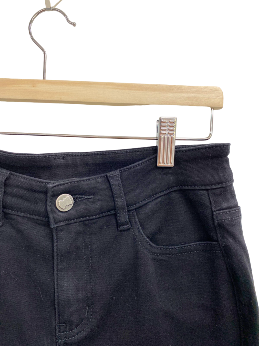 Goelia Black Flared Trousers UK 6