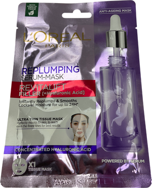 L'Oreal Revitalift Filler Hyaluronic Acid Replumping Tissue Mask X1