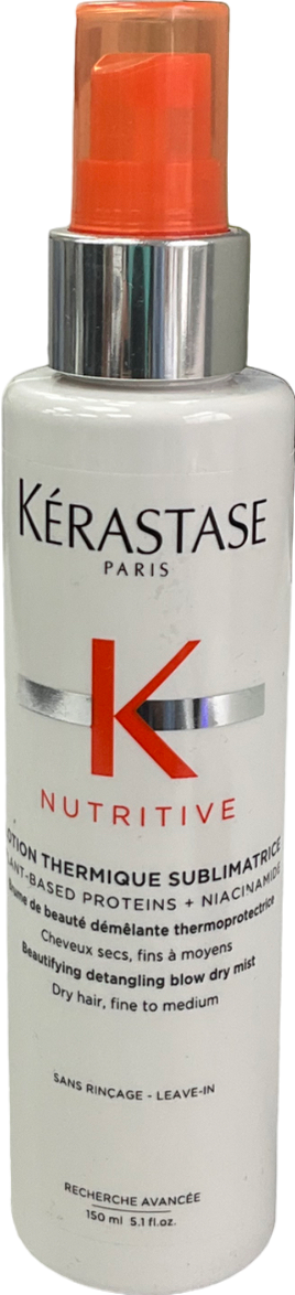 Kerastase Nutritive Beautifying Detangling Blow Dry Mist, For Dry Fine To Medium Hair 150ml