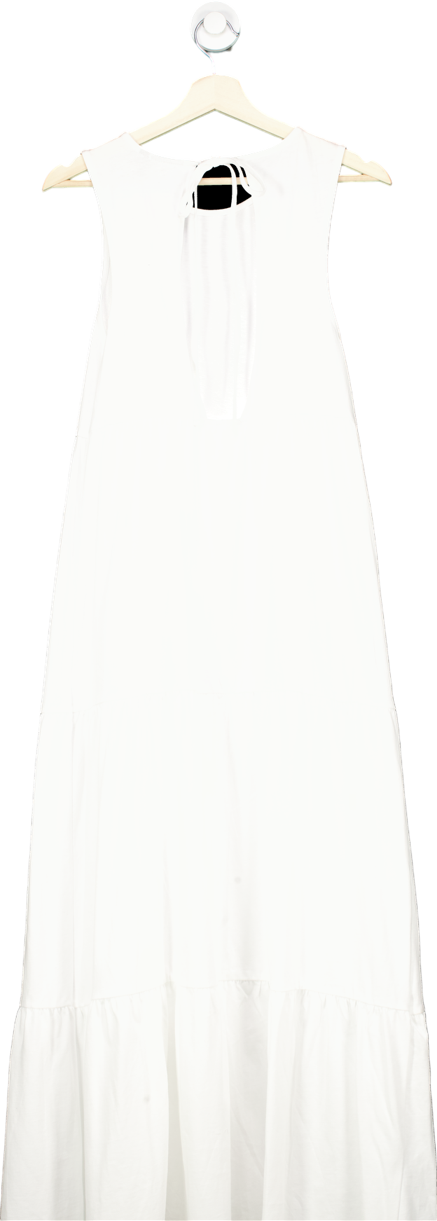 ASOS DESIGN White Sleeveless Maxi Dress UK 8