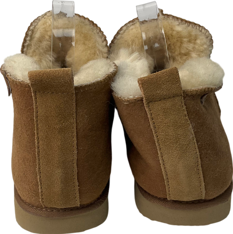 Shepherds Of Sweden Tan Sheepskin Slipper boots With Sole UK 6 EU 39 👠