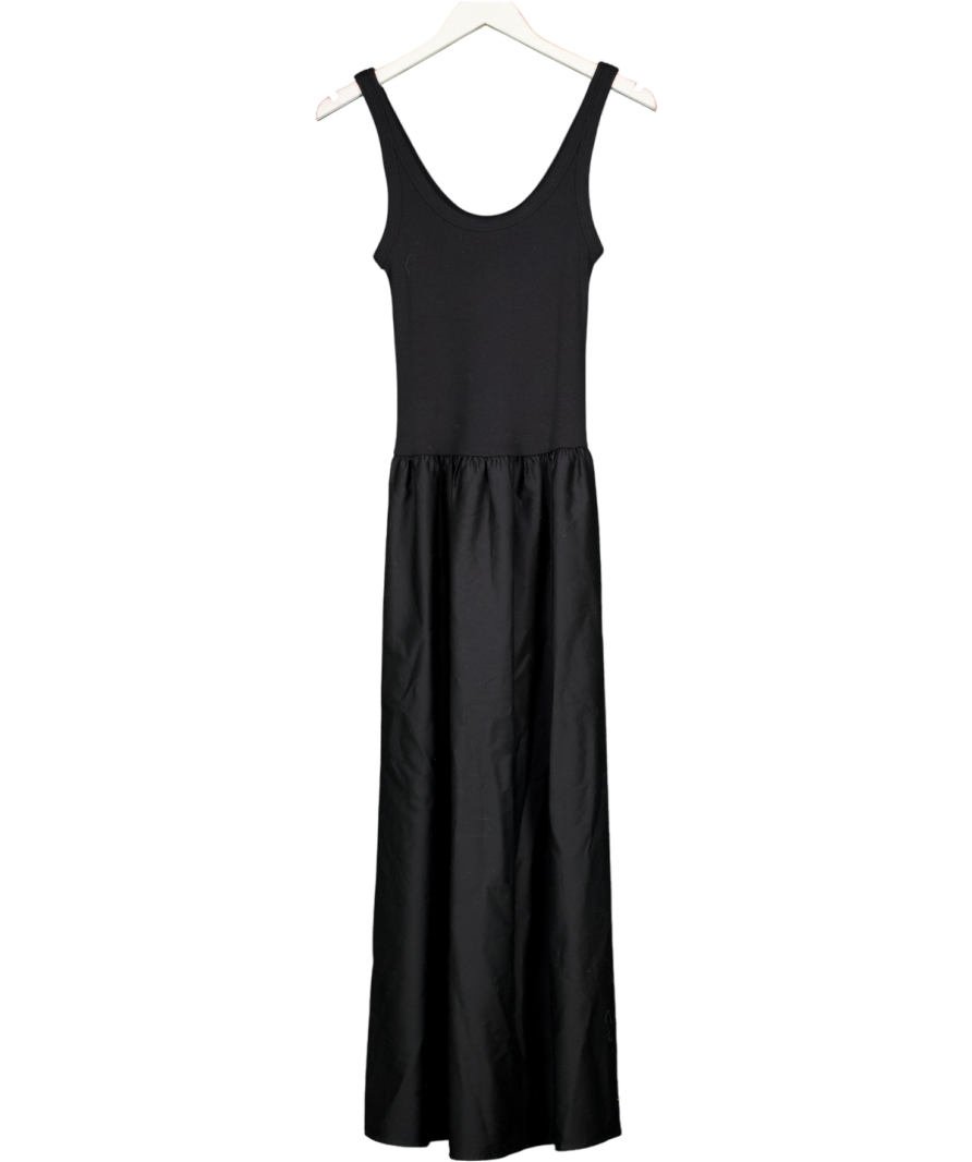 & Other Stories Black Tank Midi Dress UK XS