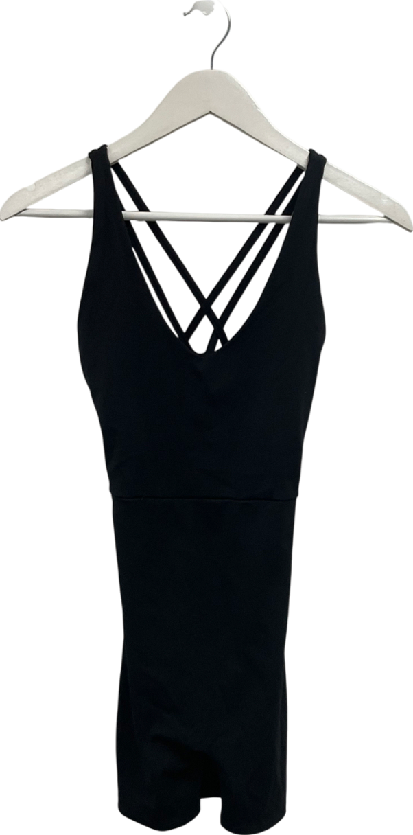 T/ALA Black Dayflex Built In Support Unitard UK S