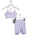 gymshark Purple Gs X Libby Sports Bra (s) And Shorts Set UK XS