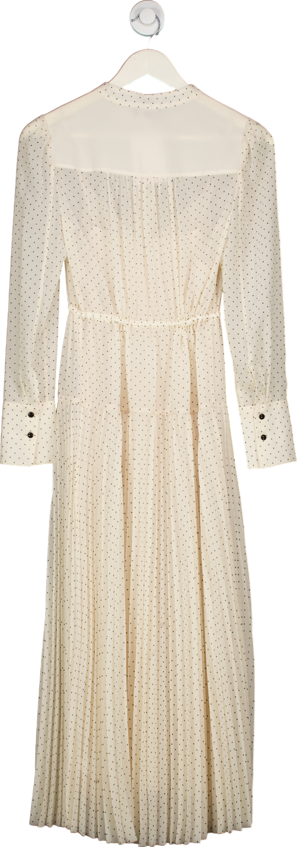 ME+EM Cream Polka Dot Midaxi Dress UK 6