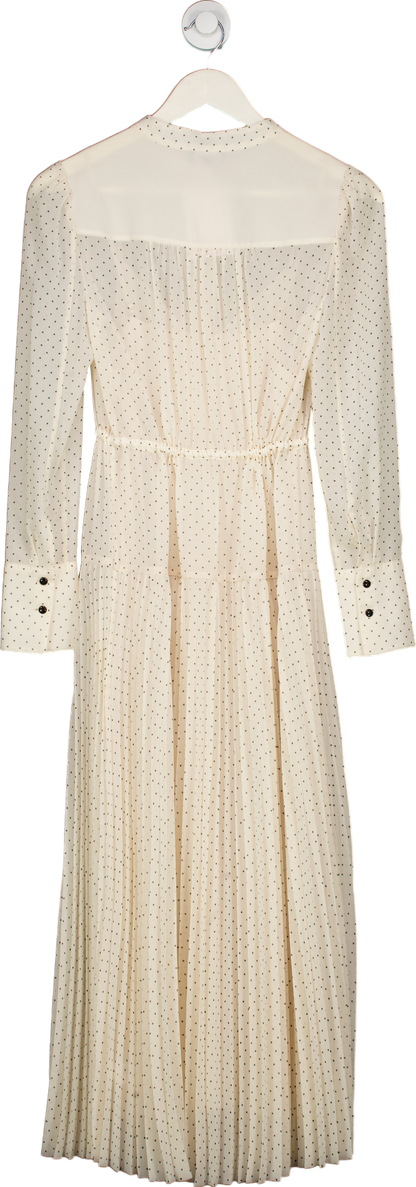 ME+EM Cream Polka Dot Midaxi Dress UK 6