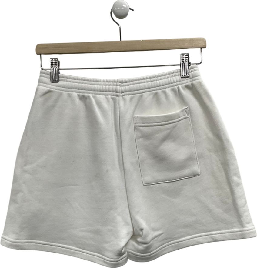 Adanola White Tennis Club Logo Shorts UK S
