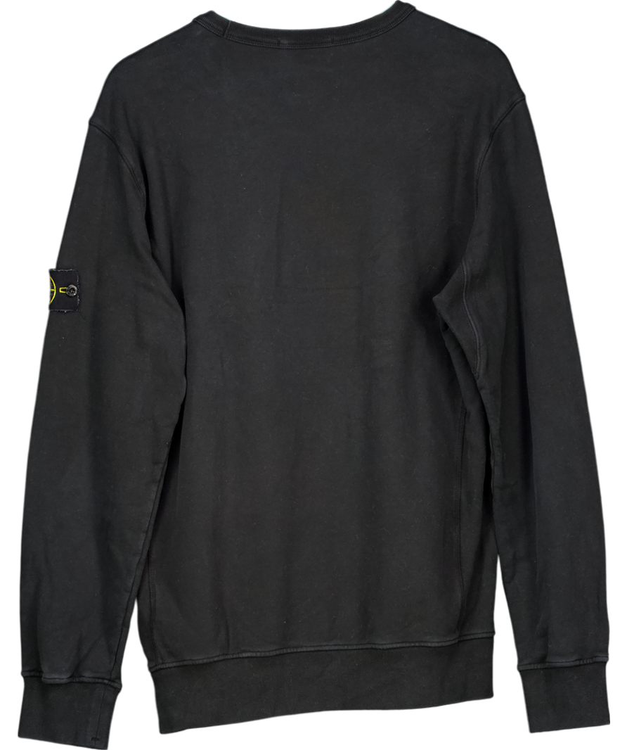 Stone Island Black Crewneck Sweater UK XL