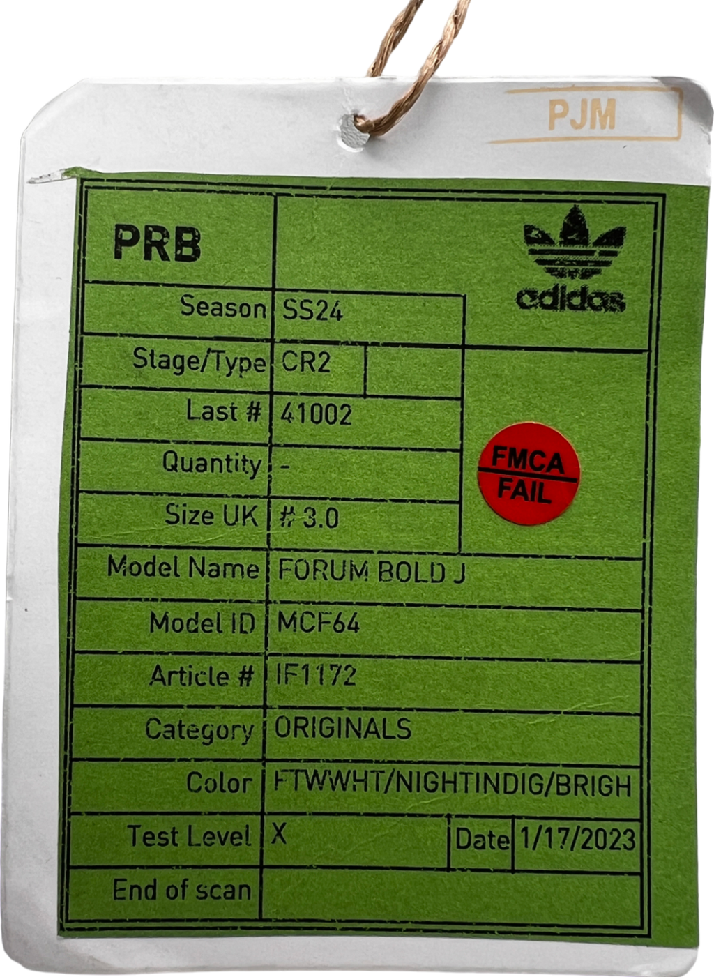 adidas White Forum Bold Trainer UK 3 EU 36 👠