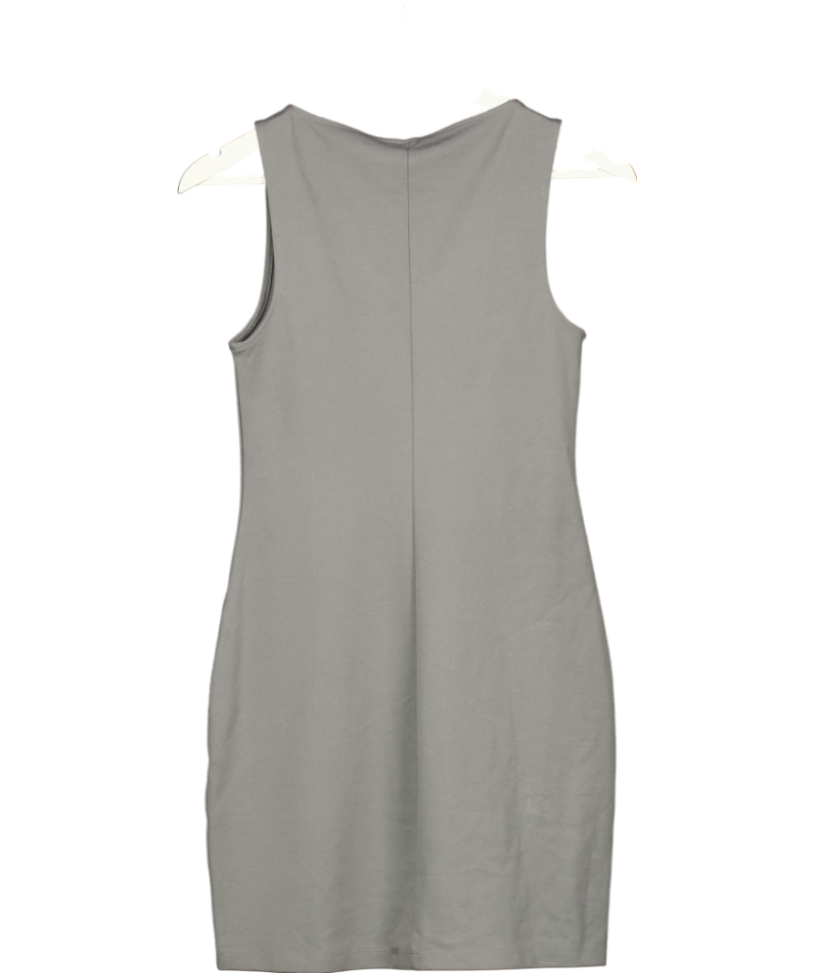 & Other Stories Grey Sleeveless Mini Dress UK S