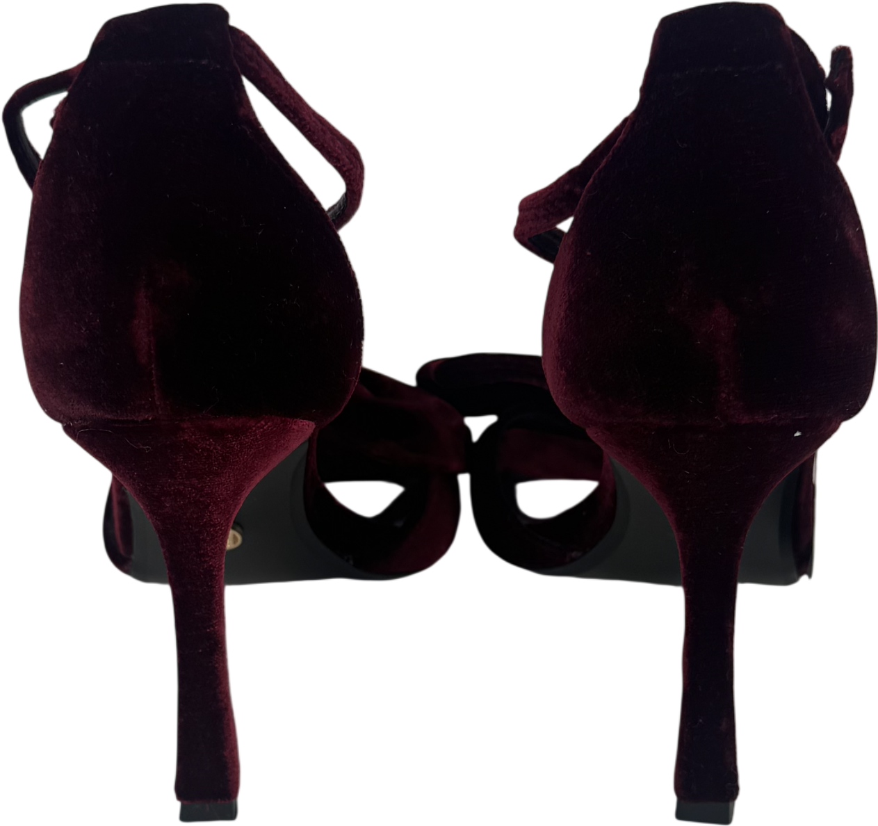 Next Red Velvet Bow Tbar Party Heeled Sandals UK 3 EU 36 👠