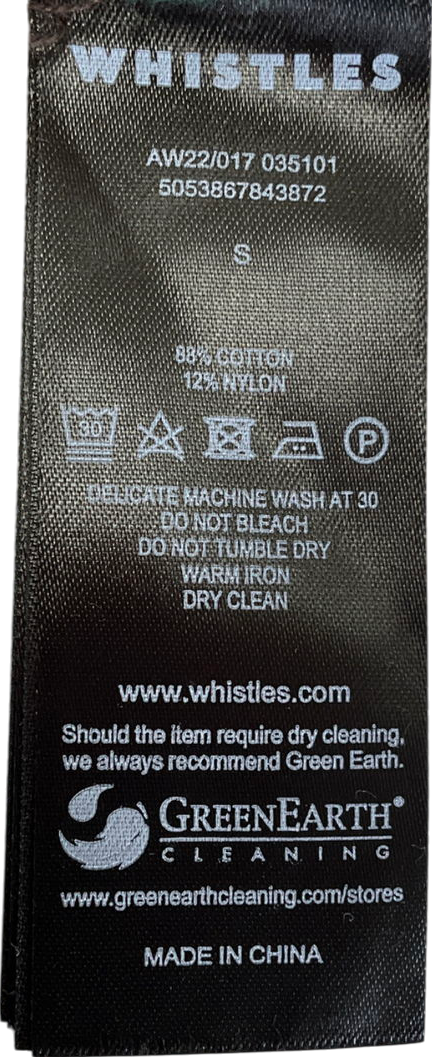 Whistles Multicoloured Multicolour Willow Striped Knitted Dress UK S