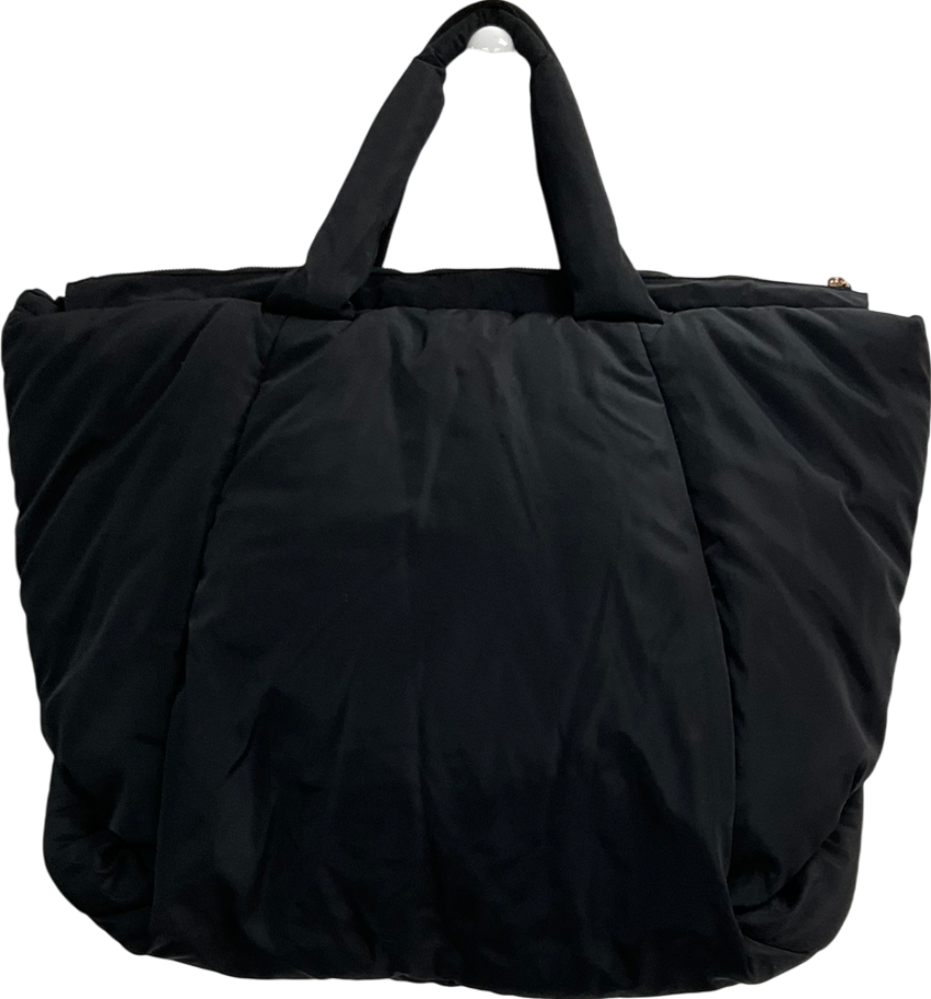 River Island Black Extra Large Puffer Tote Bag