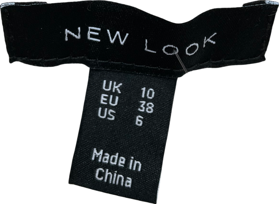 New Look Cream Off White Bouclè Bomber Jacket UK 10