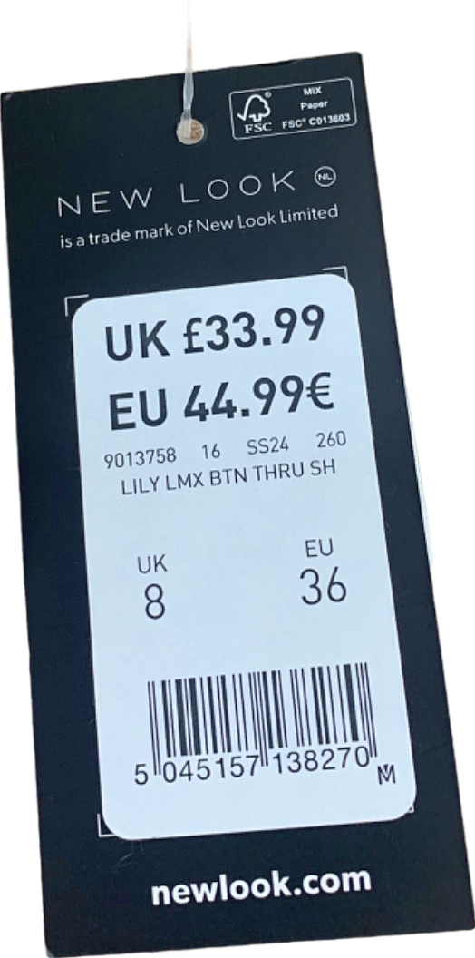 New Look Beige Lily Button Through Shirt Dress UK 8