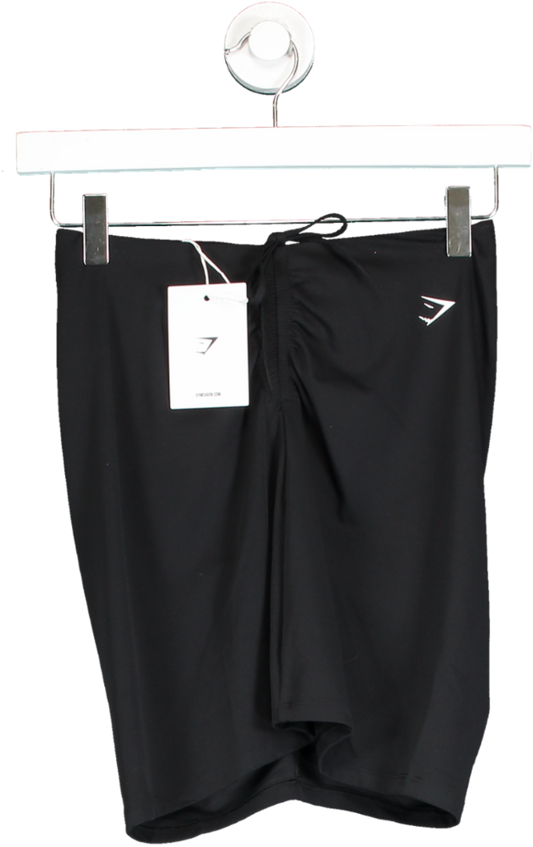 gymshark Black Ruched Skirt UK XS