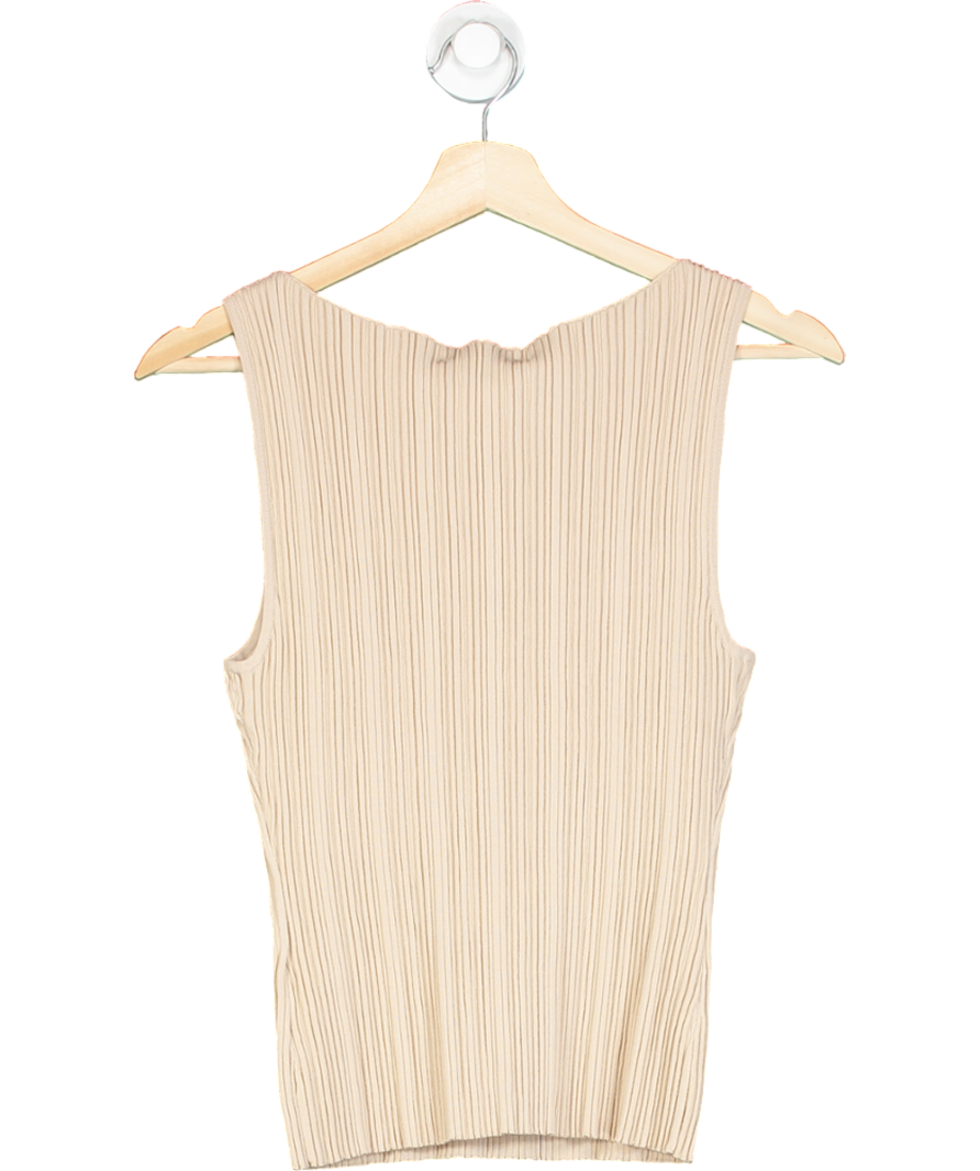 FOREVER NEW Beige Evie Petite Knit Tank UK S