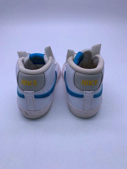 Nike White Blue High-Top Trainers EU 22