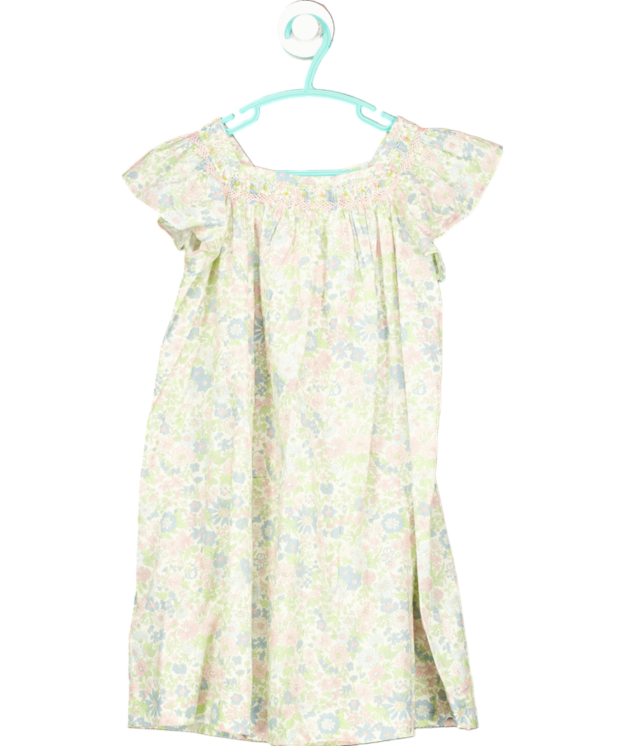 Bonpoint Multicoloured Pais Smocked Dress 6 Years