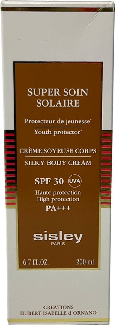 Sisley Super Soin Solaire Spf30 Body Cream 200ml