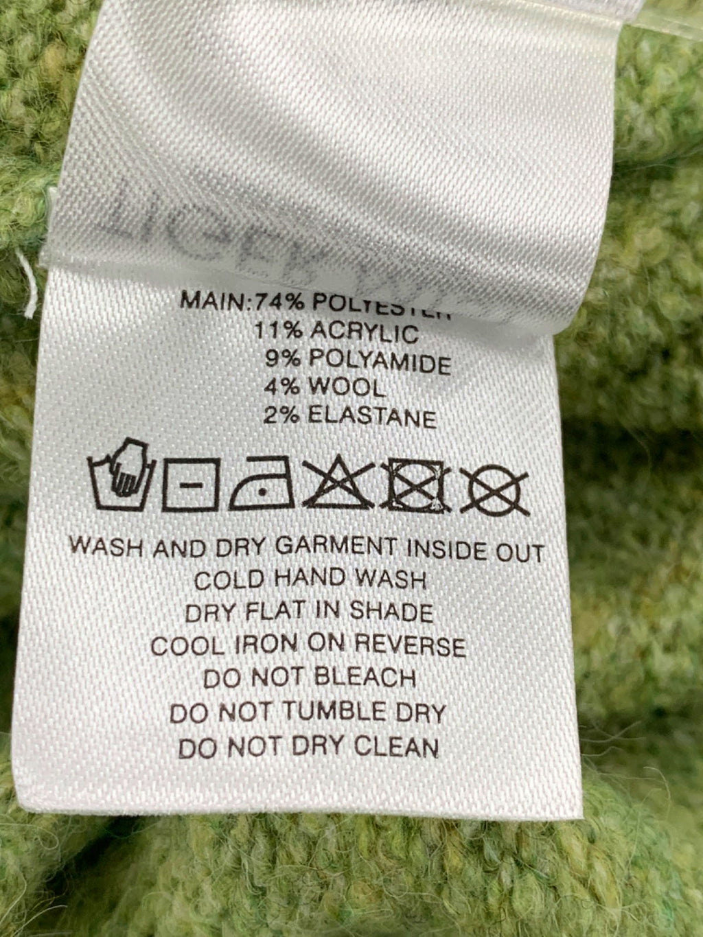 Tiger Mist Green Mini Skirt UK S