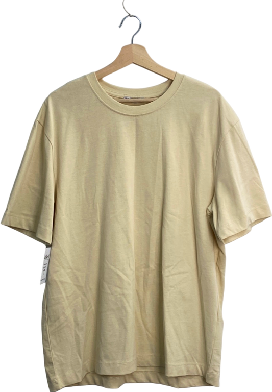 Zara Beige Basic T-Shirt UK L