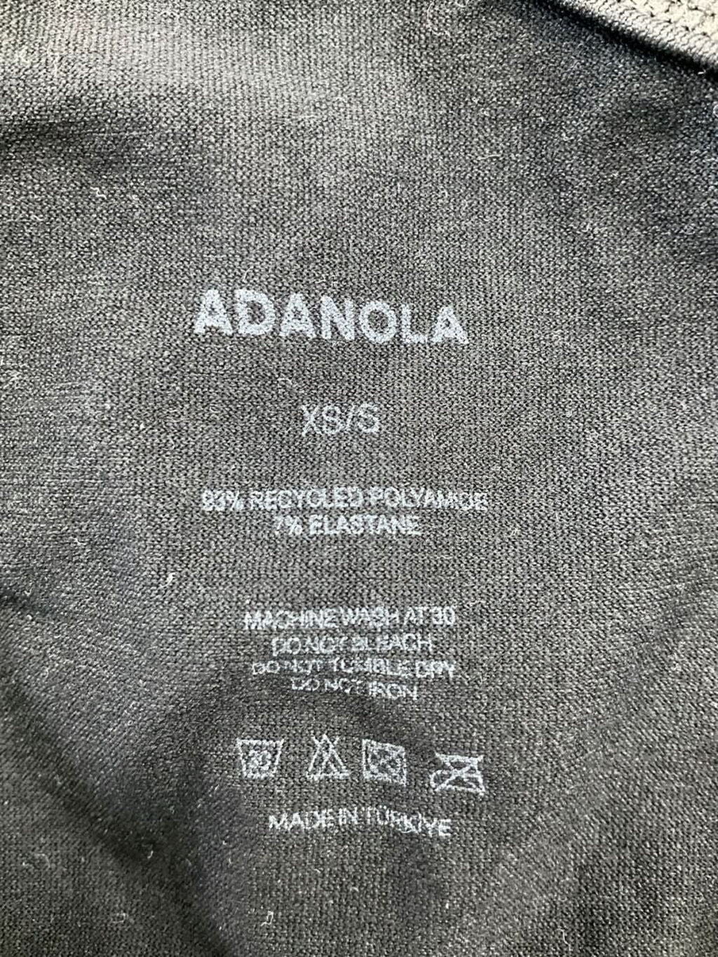 Adanola Black Seamless Bralette UK S