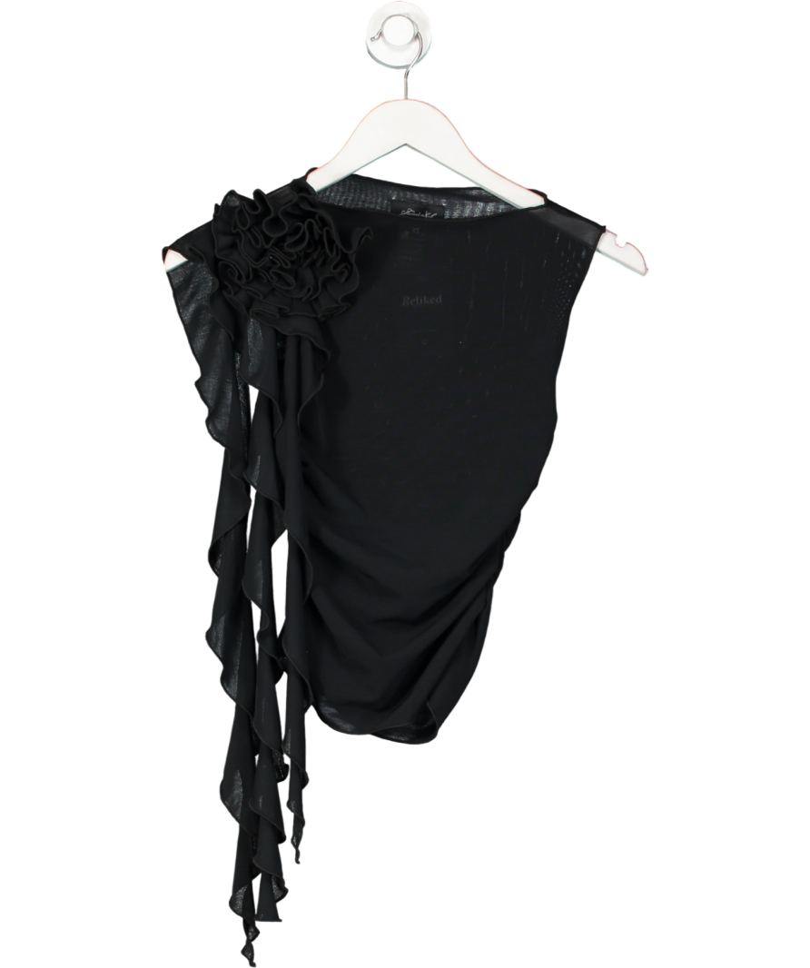 Fanci Club Black 'the Bloody Groom' Top UK XS