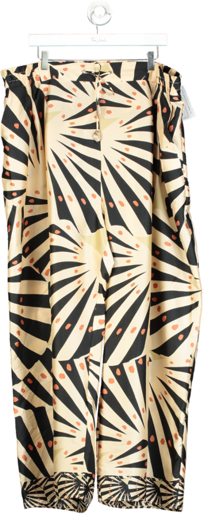 River Island Multi-Coloured Patterned Trousers UK 24