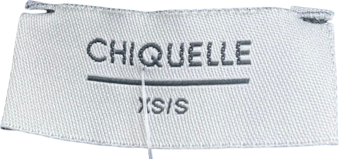 Chiquelle Black Oversized Button Down Shirt UK XS/S