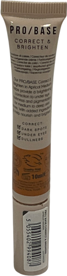 MUA Luxe Pro/base Correct & Brighten Apricot Medium 10ml