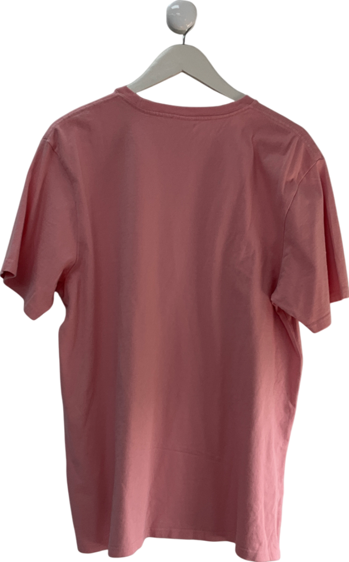 Lee X Hey Dude Pink Printed T-shirt UK L