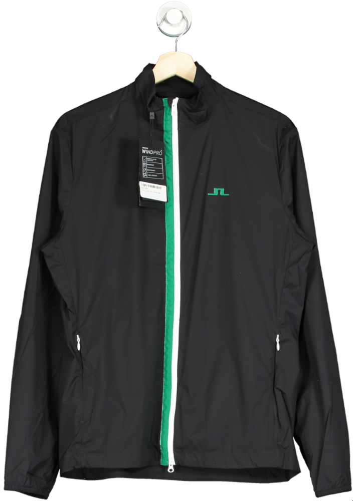 J.Lindeberg Black Ash Light Packable Jacket UK S